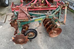 Erpice a dischi da vigneto 130 cm di larghezza