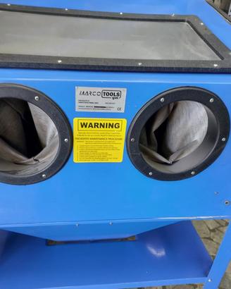 Sabbiatrice completa compressore 380volt