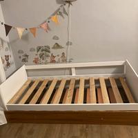 Letto single con letto a scomparsa