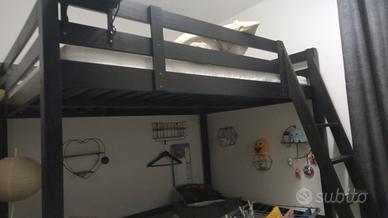 letto  1 piazza mezza con materasso 