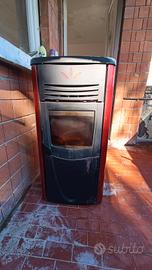 stufa a pellet Extraflame, GRAZIOSA STEEL.