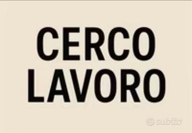 Commessa/Aiuto cuoco/Pulizie/Tuttofare