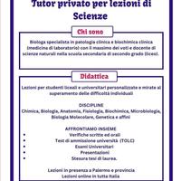 Chimica/Biologia Semestre Medicina Test Sanitarie