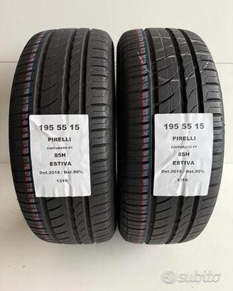 2 gomme 195 55 15 pirelli a1310