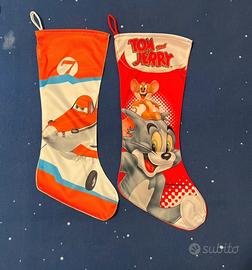 2 calze Befana Tom & Jerry e Planes vuote
