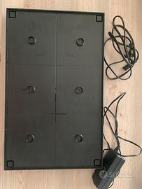 Base di ricarica a contatto multipla per lampade