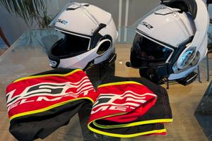 n.2 caschi modulari LS2 Vailant +interfono