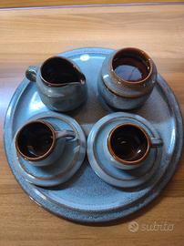 Servizio caffè vintage Arte Ceramica Romana Pomezi