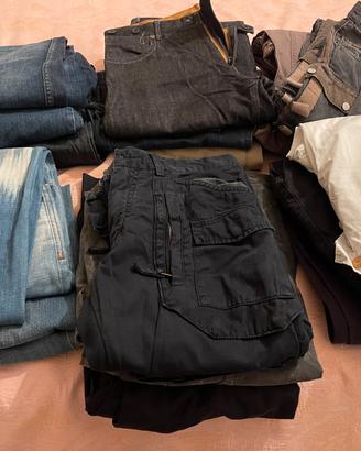 STOCK 18 pantaloni uomo taglia 48/50