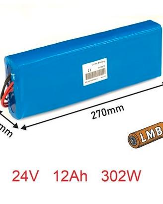 Pacco Batteria 24V 12Ah Litio per EBike