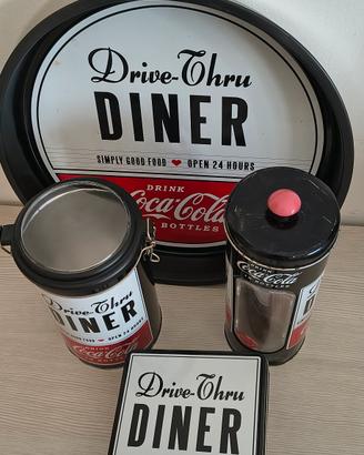set 4 pezzi coca-cola 