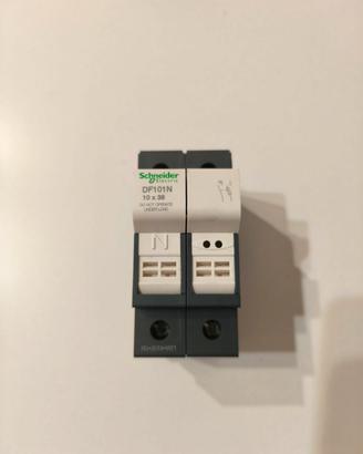 Portafusibili Schneider Electric DF101N 1P+N 10x38