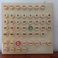 Calendario perpetuo Giorgio della Beffa 1970