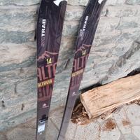 TUTTO NUOVO SKI TRAB ALTA VIA + ATTACCHI + PELLI 