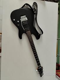 CHITARRA ELETTRICA CHECTER+AMPLIFICATORE FENDER