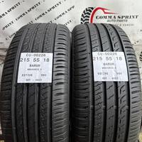 2 PNEUMATICI 215/55 R18 BARUM ESTIVE SEMINUOVE