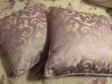 Coppia cuscini lilla