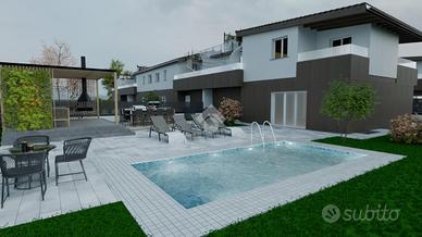 VILLA A SCHIERA A MONZA