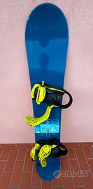 Tavola snowboard dakine sims 164 cm e borsa nitro