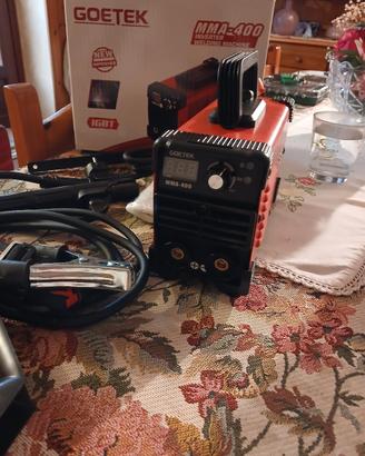 saldatrice elettrodi geotek 400 MMA inverter IGTB 