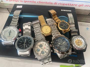 Stock di 7 orologi da testare