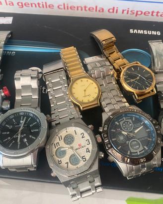 Stock di 7 orologi da testare