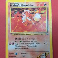 Carta Blaine's Growlithe