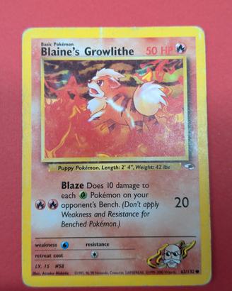 Carta Blaine's Growlithe