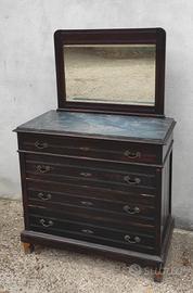 Antico comò cassettone in legno