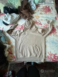 Felpa beige streetwear