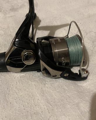 Mulinello Shimano Catana 2500 RC con Trecciato