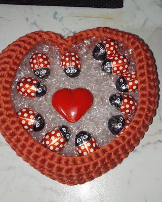 cestino fatto a mano per san valentino 