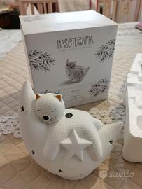 Diffusore oli essenziali in ceramica "Nasoterapia"