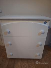 Fasciatoio pali con vaschetta bagnetto