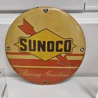 Insegna smaltata SUNOCO racing gasoline