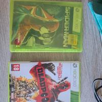 Spiderman e Deadpool xbox 360