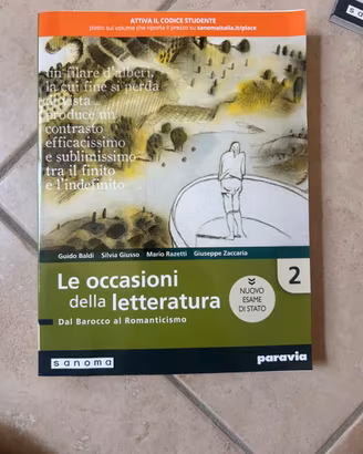 “le occasioni della letteratura” 4º anno liceo