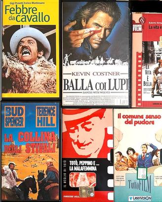 Mix film Cult e Western in VHS
