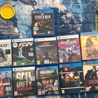 Giochi PS4/PS5 singoli o blocco