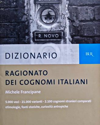 Dizionario ragionato dei cognomi italiani BUR