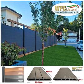 Listoni doghe WPC recinto steccato staccionata alu
