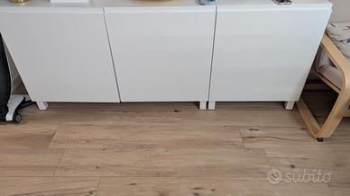 mobile Besta bianco ikea
