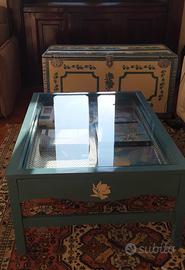 Baule e tavolino in coordinato