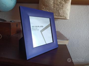 Cornice Silver Plate 13x13 cm nuova in confezione 