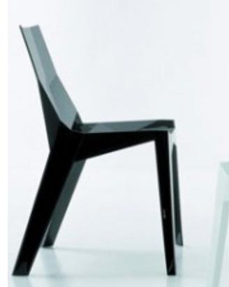 3 sedie Karim Rashid - poly chair di Bonaldo