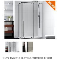 Box doccia karma cromato+ cristallo