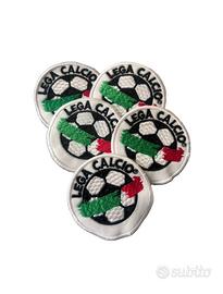 5 patch toppe lega calcio originale 1998-2003