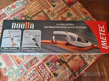 Scopa elettrica aspirapolvere Imetec senza sacco