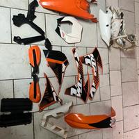 kit completo plastiche ktm 125