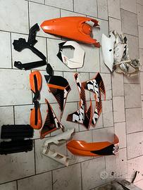 kit completo plastiche ktm 125